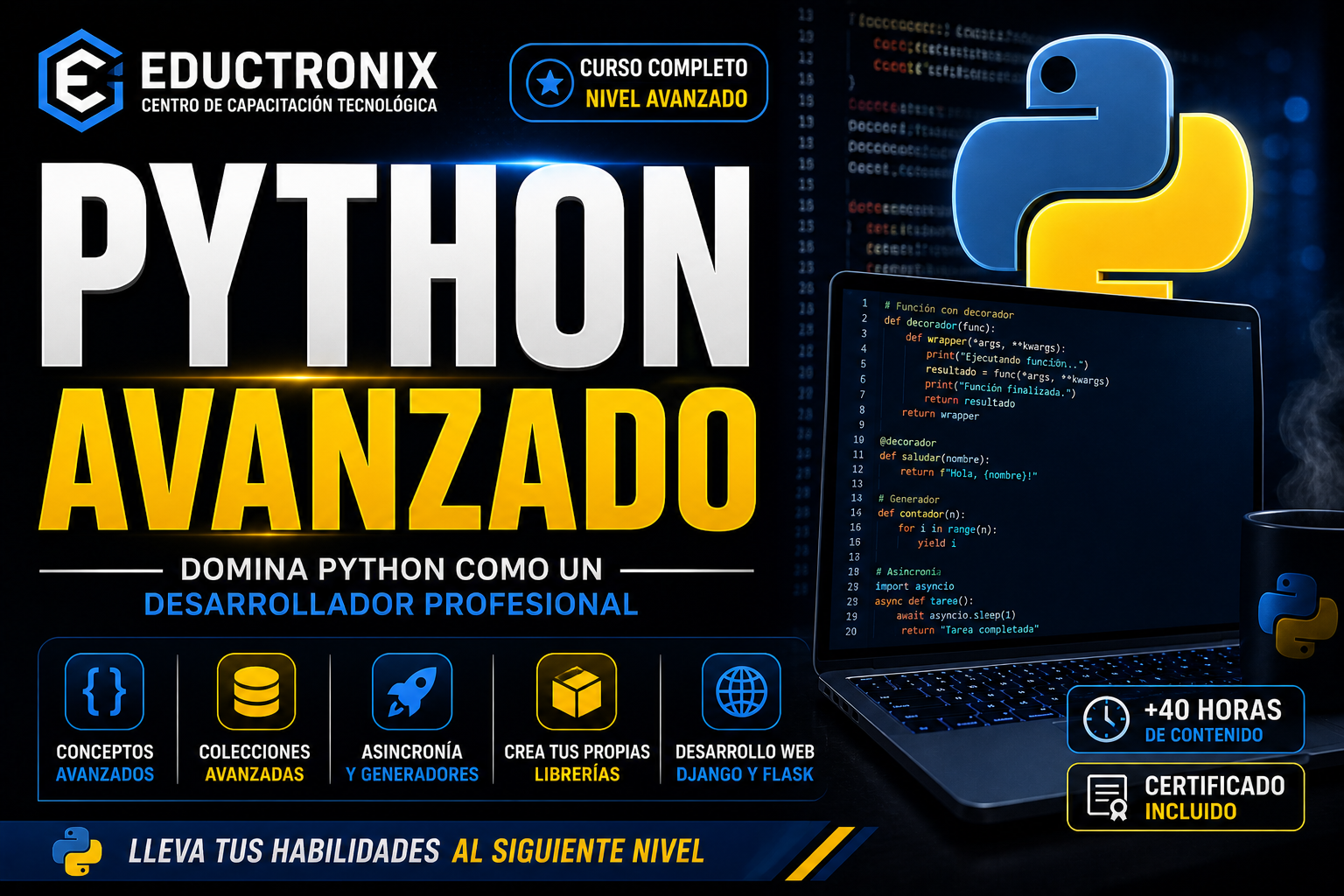 Curso Master Python Avanzado Profesional